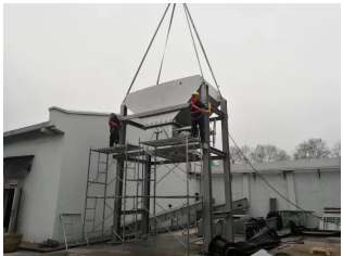 南京現(xiàn)場 皮帶機即將安裝完成！??！